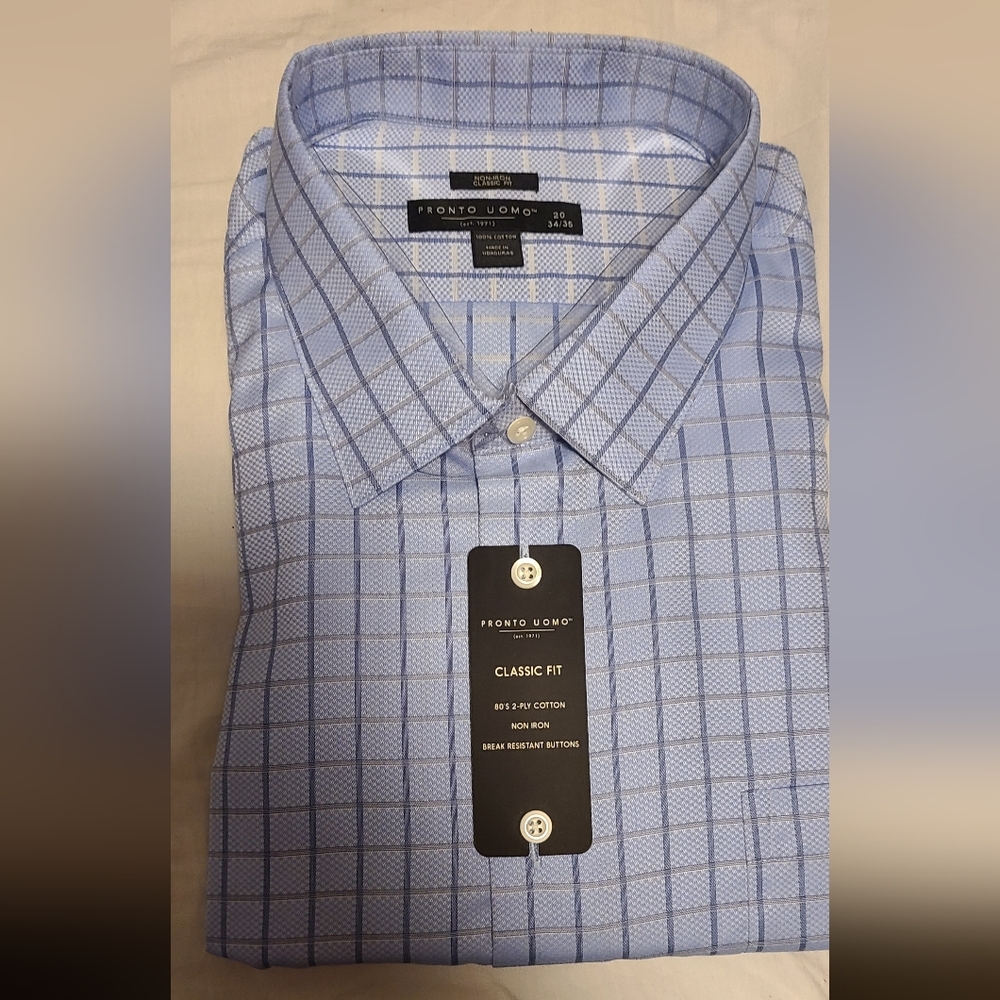 men's dress shirt NWT 20x 34/35